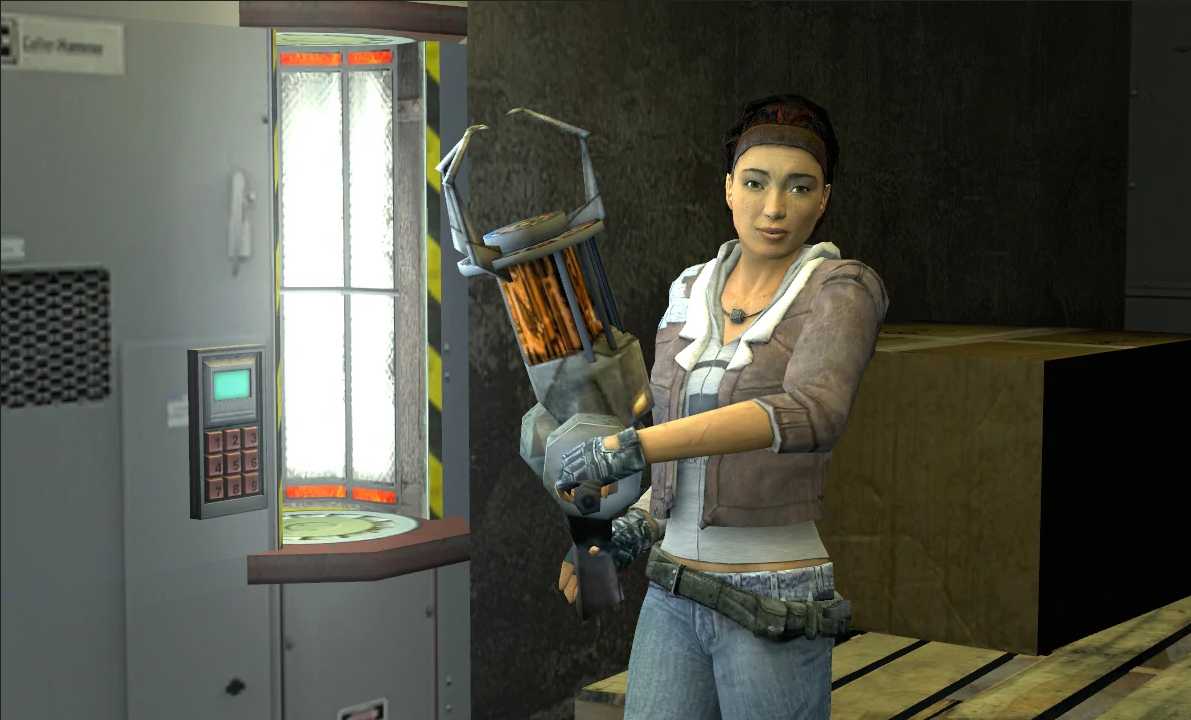 Alyx with the Gravity Gun